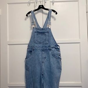 SHEIN Curve 2XL Washout Overalls